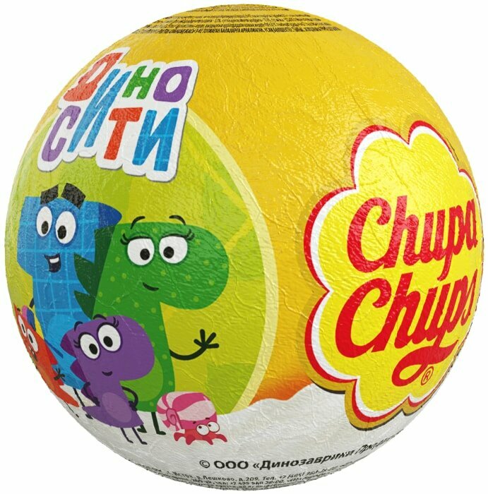 Шар Chupa Chups шоколадный с игрушкой-сюрпризом 20г