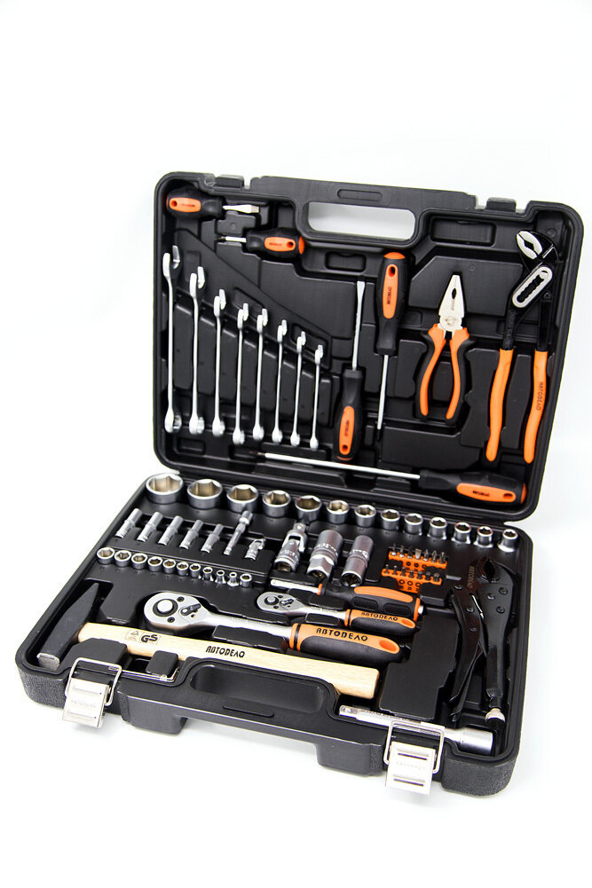 Набор инструментов 72 пр. 1/2 DR 1/4 DR АвтоDело