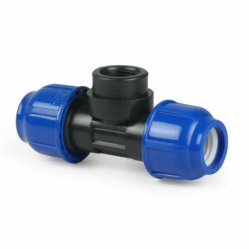 Тройник компрес полипропилен внутр резьба 25х 34 для полиэтилен труб RTP 129₽