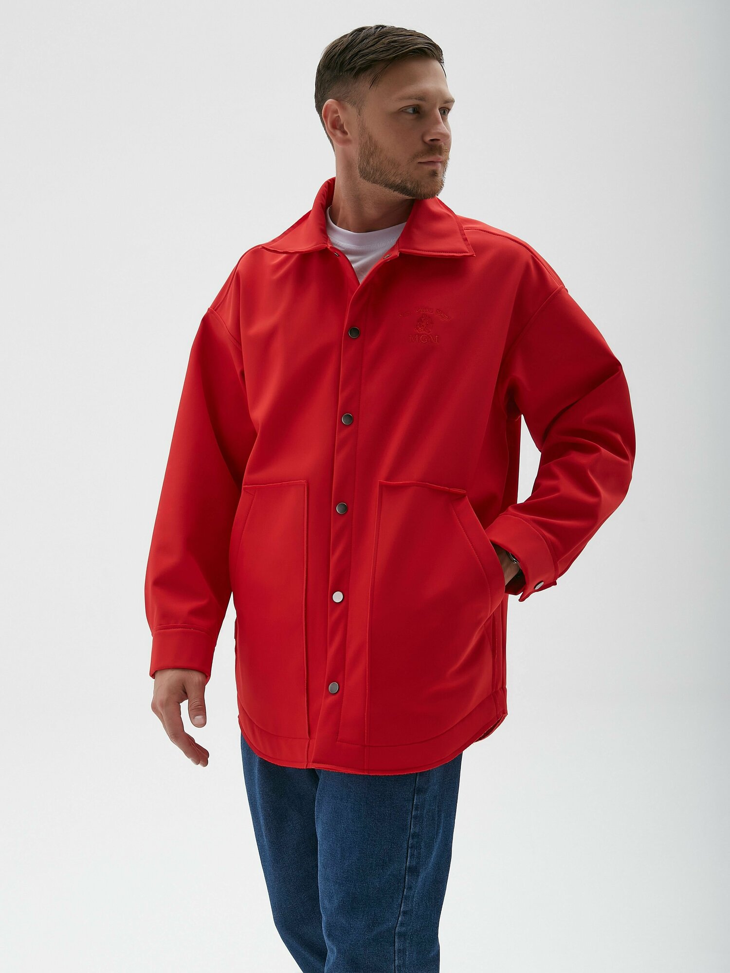 Куртка-рубашка MAYER, размер xxs, красный
