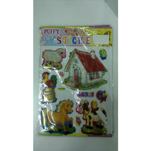 Наклейка интерьерная с блеском объемная 