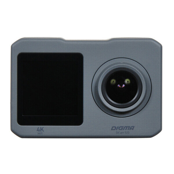 Экшн-камера DIGMA DiCam 520 4K, WiFi, серый [dc520] - фото №15