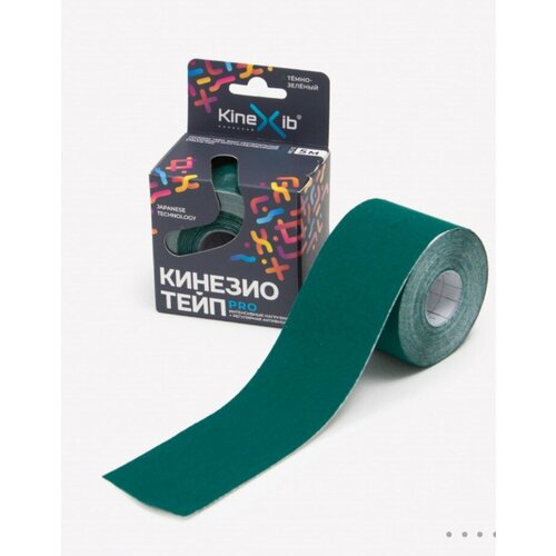 Кинезио-тейп Kinexib Pro (5м*5см) темно-зеленый - Kinexib kinexib кинезио тейп kinexib pro 5м 5см черный