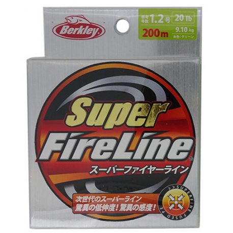 Berkley Шнур Super Fireline Chartreuse 200м 4.0 22.7кг