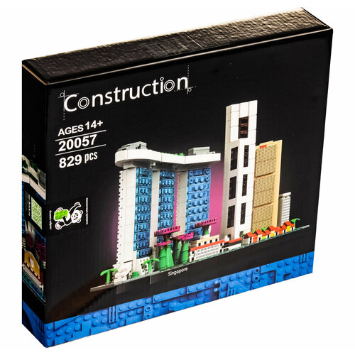 Конструктор Сингапур из 829 деталей конструктор lego architecture 21057 сингапур