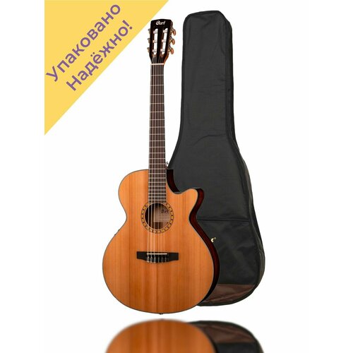 CEC7-NAT-WBAG Классическая гитара со звукоснимателем, чехол