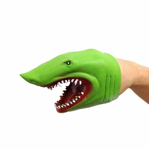 Игрушка на руку Рукозвери Акула (Зеленый)