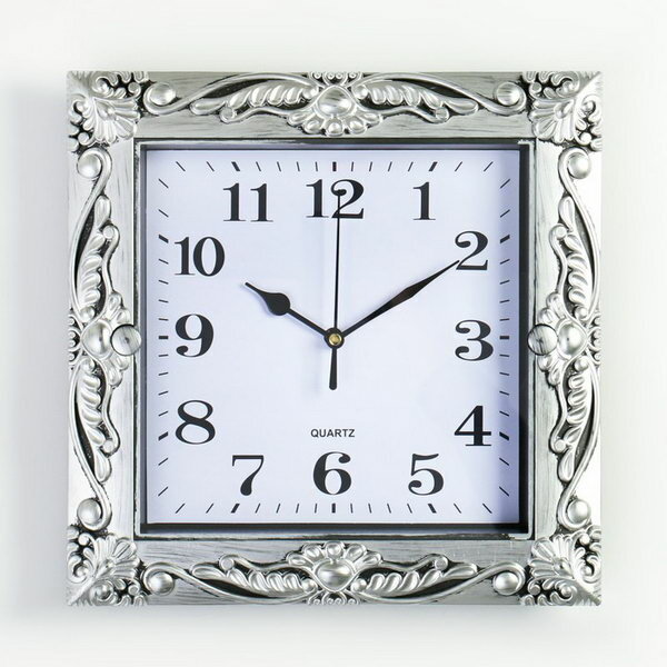 Часы настенные "Зара", плавный ход, 26 x 26 см