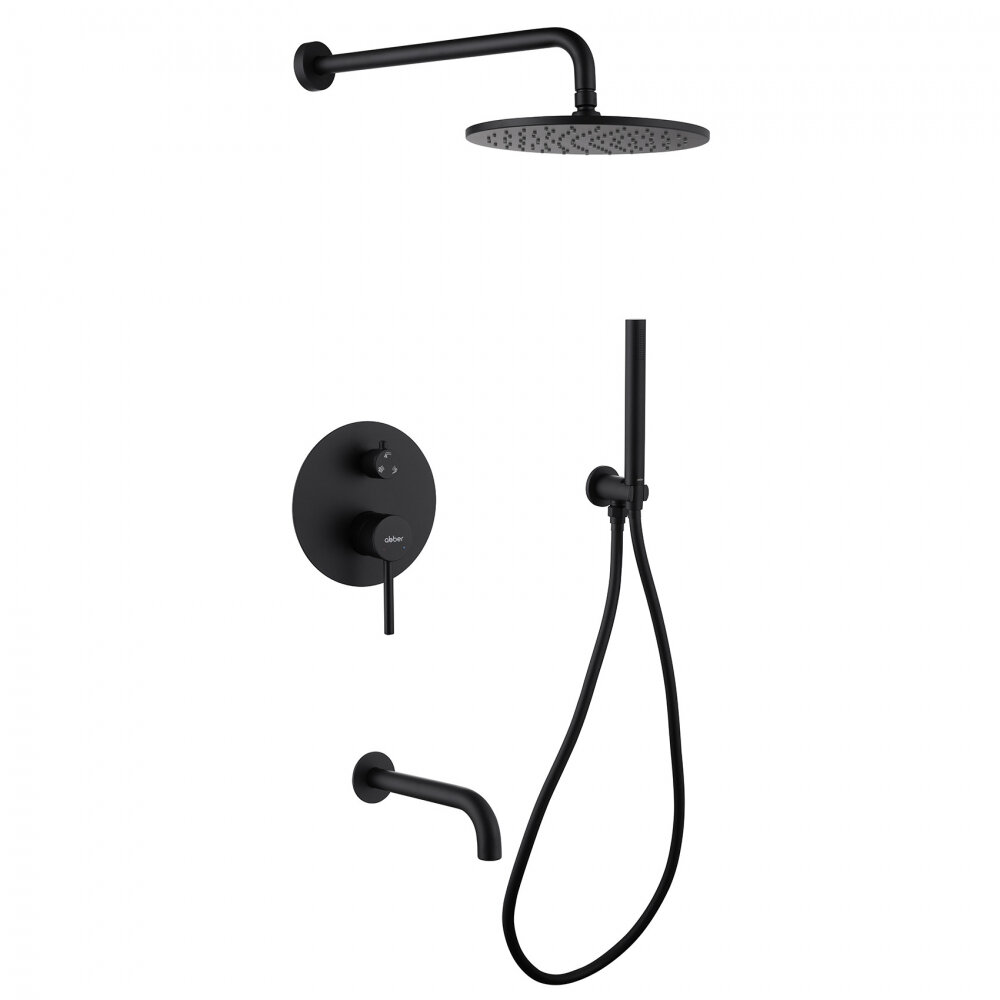 Душевой набор со встроенным смесителем Abber Wasser Kreis AF8117B