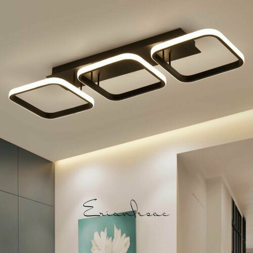 Потолочные лампы, Riserva, RI309194, черный, дневной белый, 40 Вт