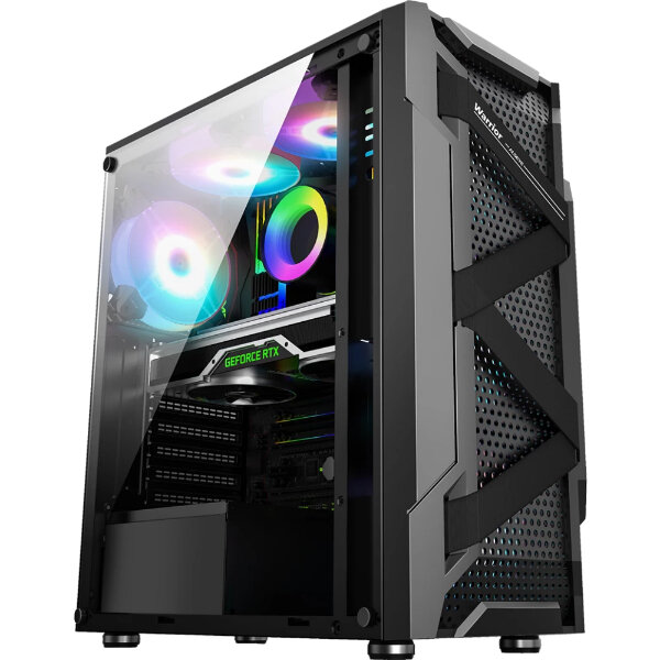 Корпус ALSEYE Warrior-B Mini-ITX/Micro ATX/ATX, USB2.0, HD Audio, USB3.0, HDD(3.5 ), SSD(2.5 )