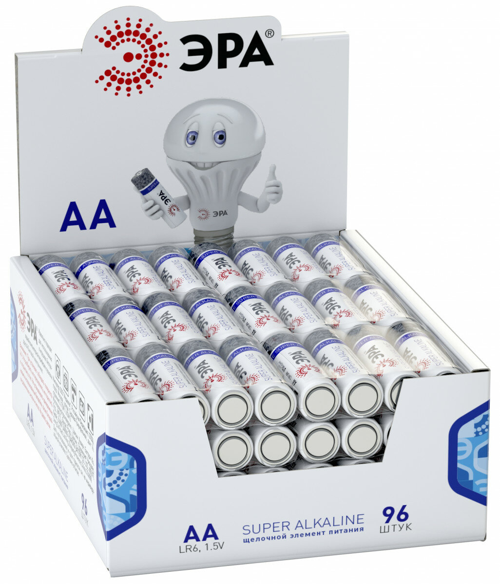 ЭРА Батарейка ЭРА LR6-4S promo-box, 4шт