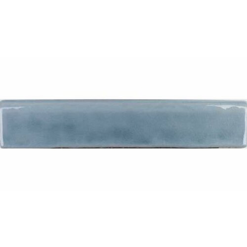 Керамическая плитка Amadis Brick Crackle Bullnose Ocean Бордюр 5x25 (цена за 20 шт)