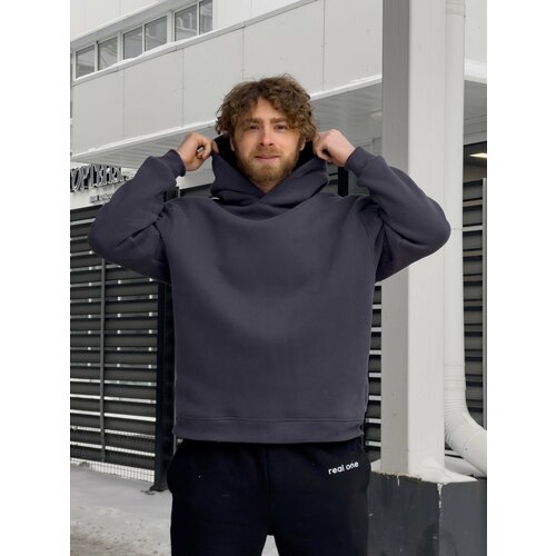 фото Худи real one, размер l, синий