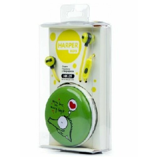 Наушники-гарнитура HARPER KIDS HK-39 GREEN 115300₽