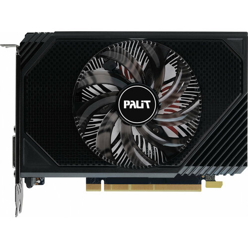 Видеокарта Palit PCI-E 40 RTX3050 STORMX NVIDIA GeForce RTX 3050 6Gb 96bit GDDR6 104214000 DVIx1 HDMIx1 DPx1 HDCP Ret 1775000₽