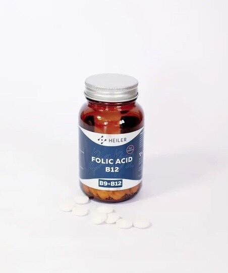 БАД "Фолиевая кислота + B12 (Folic Acid + B12)"