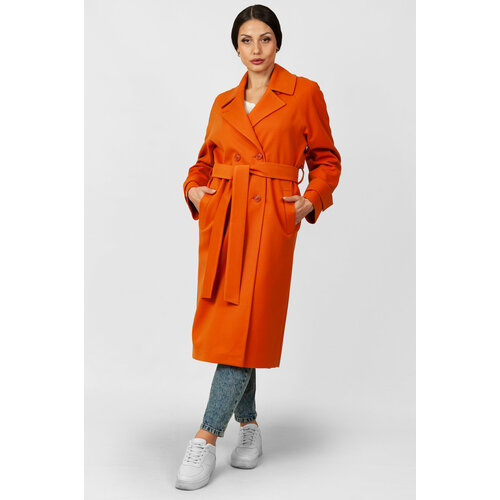 пальто margo размер 40 42 бирюзовый зеленый Пальто MARGO, размер 40-42, оранжевый