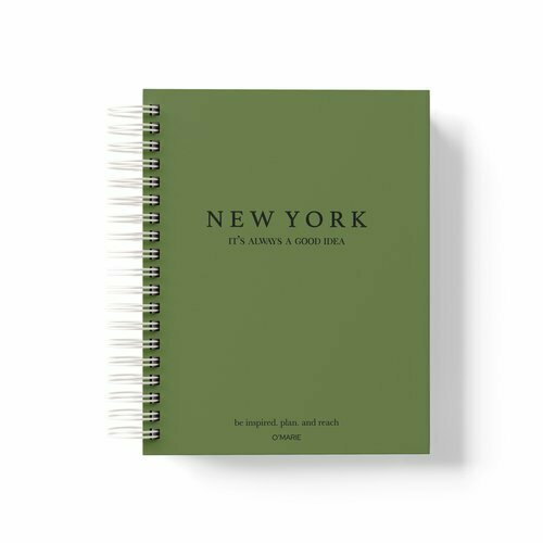 Ежедневник OMARIE New York недатированный, на год, в мягкой обложке Soft touch