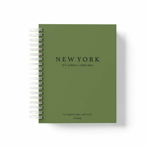 Ежедневник O'MARIE New York недатированный, на год, в мягкой обложке Soft touch