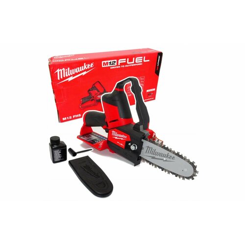 Аккумуляторная цепная садовая пила Milwaukee M12 FHS-0 FUEL 4933472211 51000₽