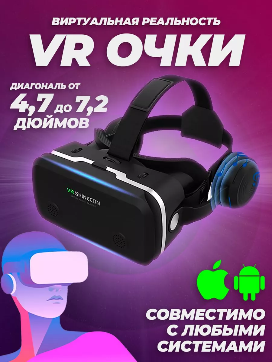 Vr очки виртуальной реальности для смартфона