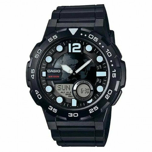 фото Наручные часы casio, черный