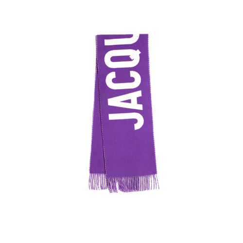 фото Шарф jacquemus,180х35 см, фиолетовый