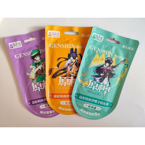 Геншин импакт 3 упаковки