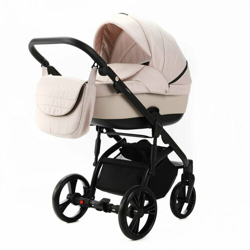 Детская универсальная коляска Adamex LANTI TIP 2 в 1 PS-33 (Светло бежевый)