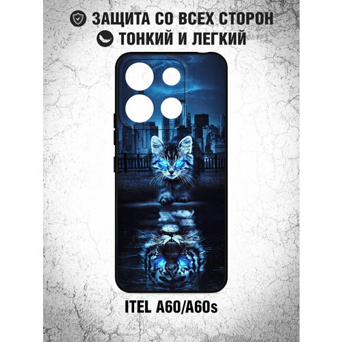 Чехол для Itel A60/A60s DF itCase-10 (black) / Чехол для Итель А60 / А60эс DF itCase-10 (black) Art082