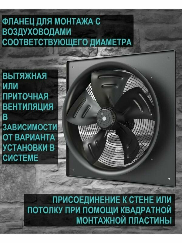 Вентилятор накладной STORM D400 4полюс ERA PRO