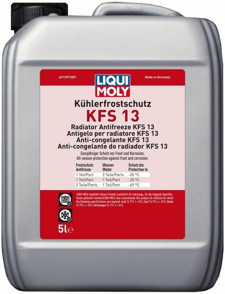 21140 LiquiMoly Антифриз-конц. Kuhlerfrostschutz KFS 13 (5л)