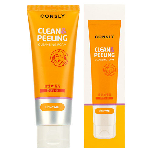 Consly Enzyme Cleansing Foam Clean&Peeling Энзимная обновляющая пенка для умывания с папаином Clean&Peeling 120мл