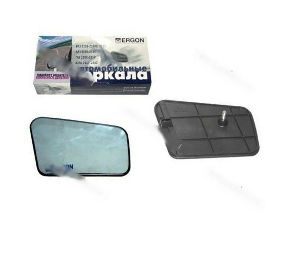 фото Зеркальный эл-т 2108-099 ergon левый/правый с рамкой антиблик синий