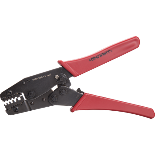 Пресс-клещи Онлайт 80 912 OHT-Pkv02-M-6 для опрессовки втулочныж наконечников до 6 мм2 1178₽