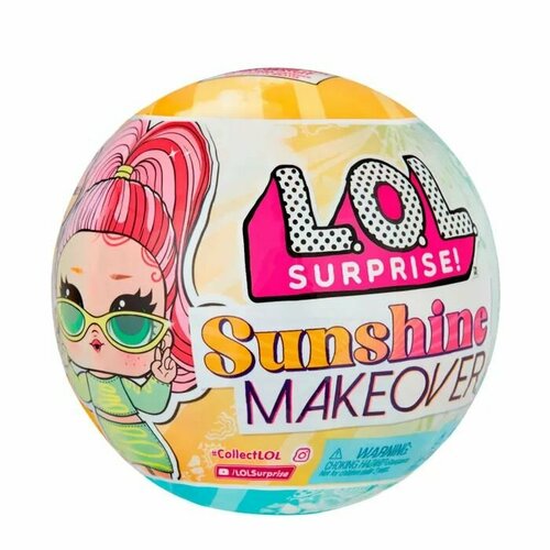 Игрушка LOL Surprise Sunshine makeover в непрозрачной упаковке (Сюрприз) 89396EUC игрушка lol surprise all star sport cheer в непрозрачной упаковке сюрприз 593294euc