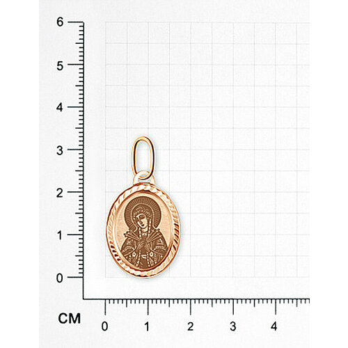 фото Подвеска sunstyle, красное золото, 585 проба