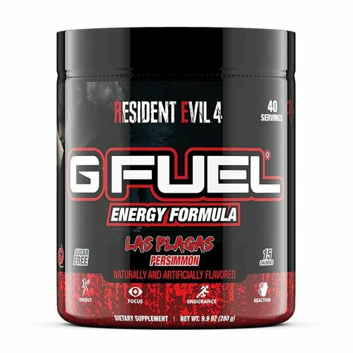 Сухой энергетик GFUEL Las Plagas Inspired by Resident Evil 4 (Хурма), 40 порций, 280 г