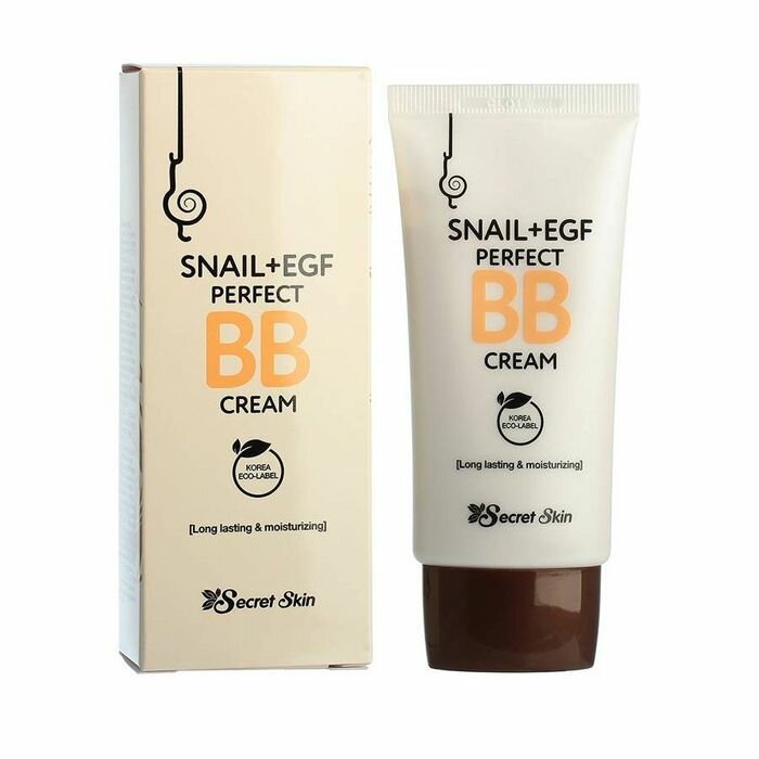 Secret Skin BB крем с муцином улитки и EGF 50 мл Snail+EGF Perfect BB Cream SPF50