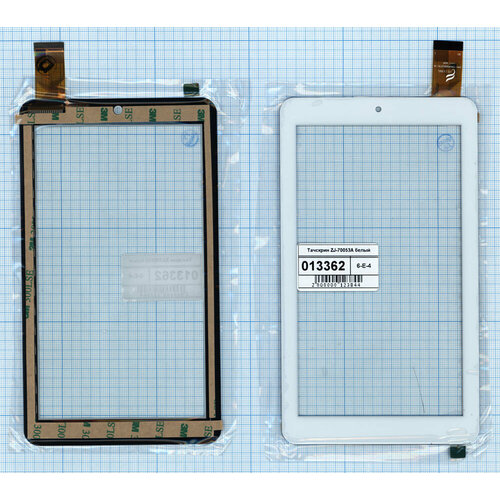 сенсорное стекло тачскрин zj 70053a белое Сенсорное стекло (тачскрин) ZJ-70053A белое