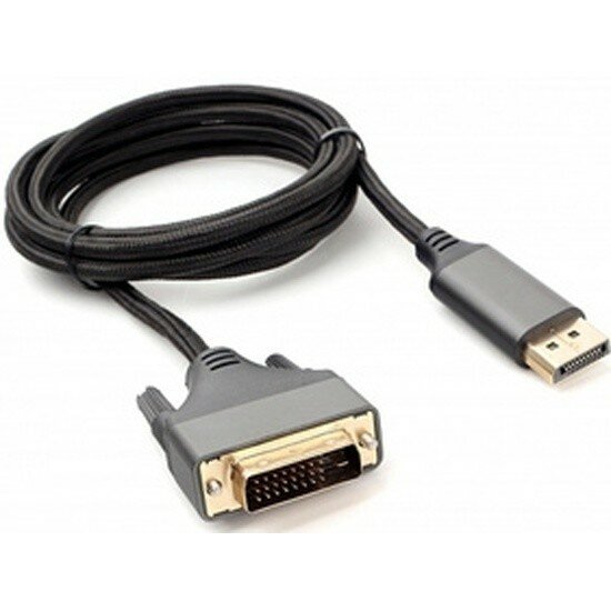 KS-is кабели KS-769B-2 Кабель DisplayPort v1.2 20M на DVI-D dual link 24+1F, 1.8м