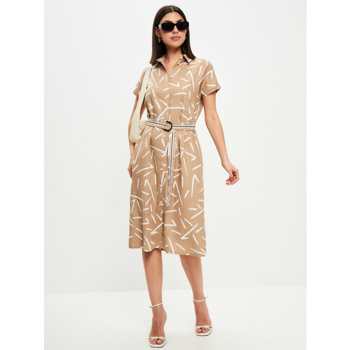 фото Платье profito avantage, размер 50, бежевый