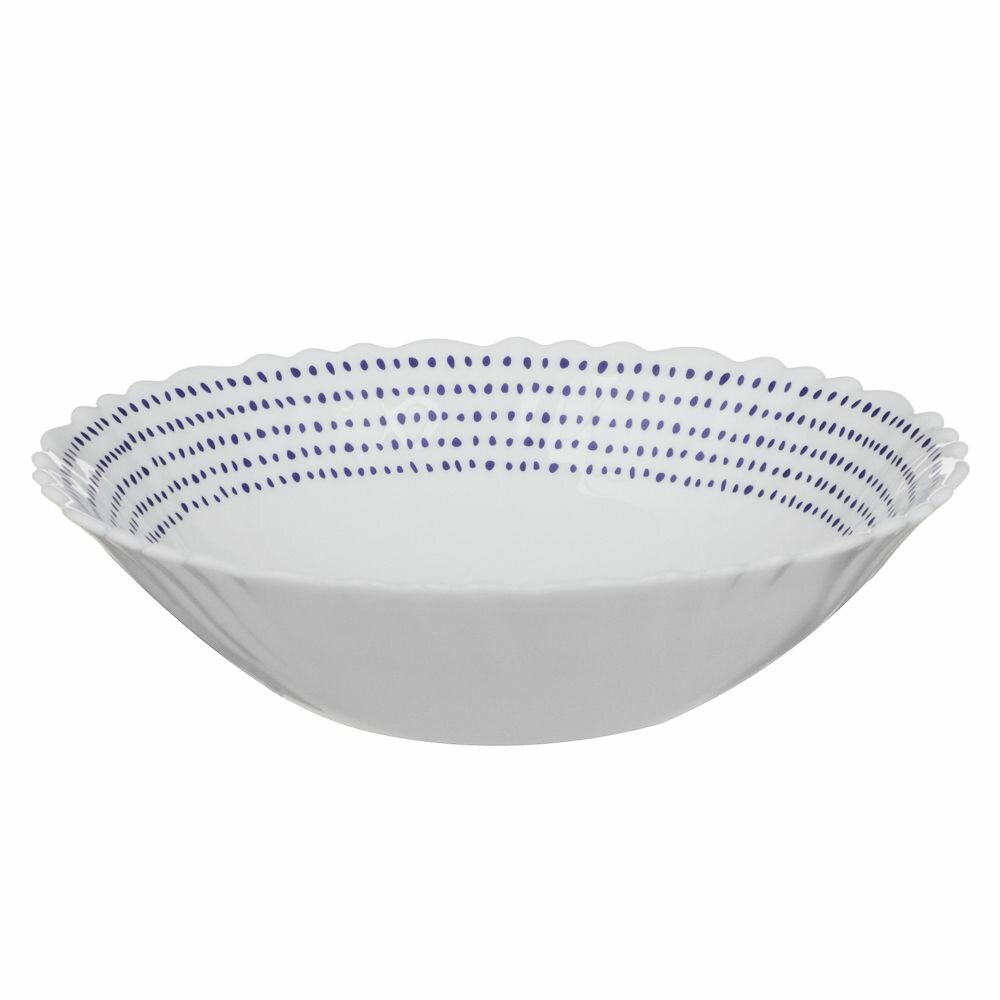 фото Азуль салатник опаловое стекло 19 см.