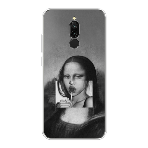 Силиконовый чехол на Xiaomi Redmi 8 / Сяоми Редми 8 Mona Lisa sucking lollipop силиконовый чехол на xiaomi redmi note 10 сяоми редми нот 10 mona lisa sucking lollipop