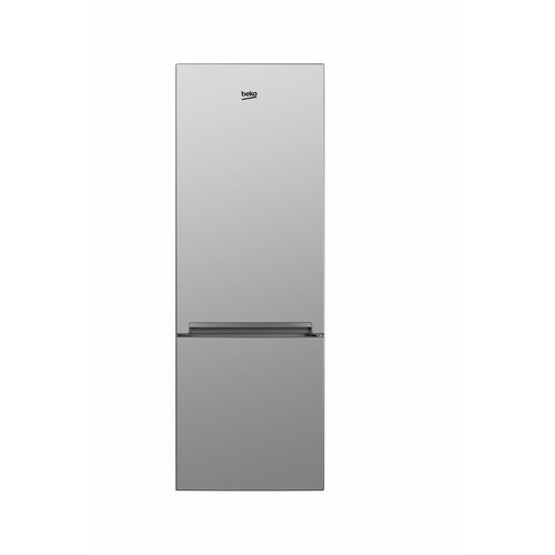 Двухкамерный холодильник Beko RCSK250M00S, серебристый холодильник двухкамерный beko dsmv5280ma0s серебристый