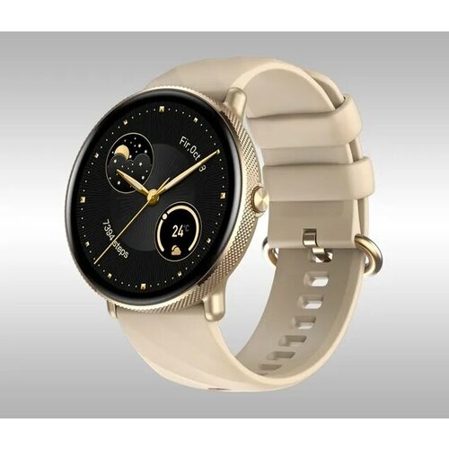 Умные часы для женщин и мужчин ZEBLAZE GTR3 PRO Gold. Гарантия 1 год.