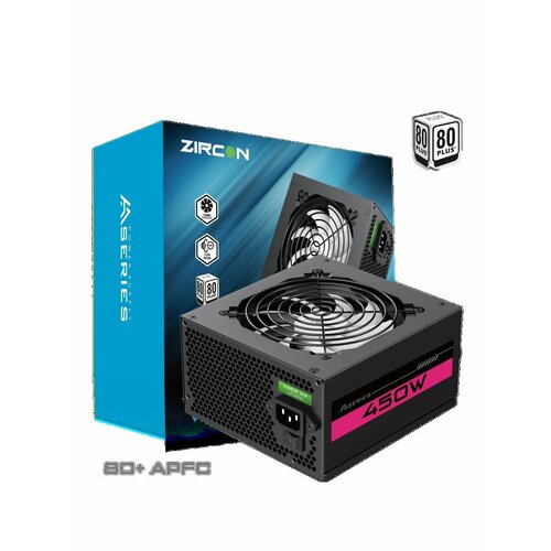 блок питания atx 600w zircon aa 600 80 apfc Блок питания ATX 450W ZIRCON AA-450 80+ APFC