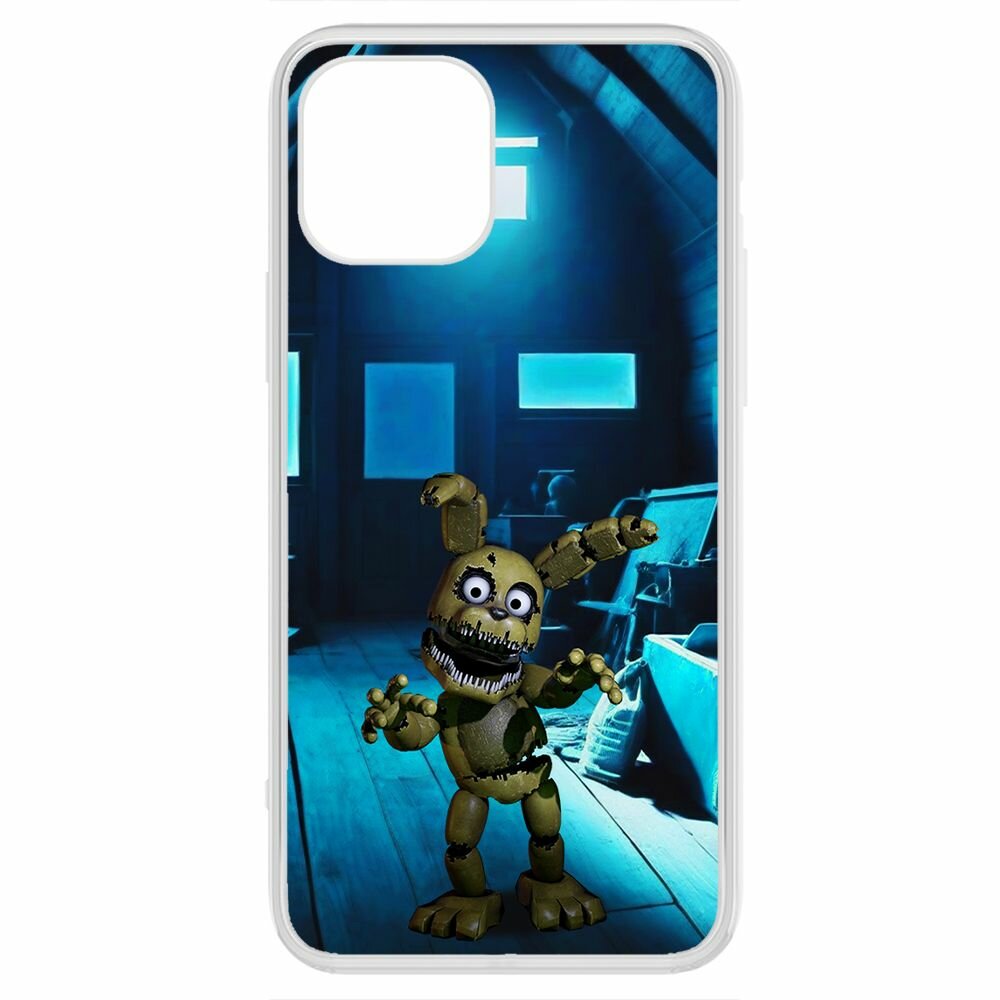 Чехол-накладка Krutoff Clear Case фнаф - Плюштрап для iPhone 12 Pro Max