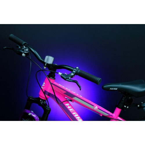 Велосипед детский HEAM FIRST 207 Розово/Фиолетовый/Белый, 120–135см, колеса 20 дюймов, стальная рама, 7 скоростей